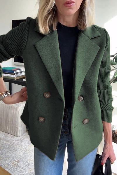 Mikkie - The Soft Ribbed Blazer Coat