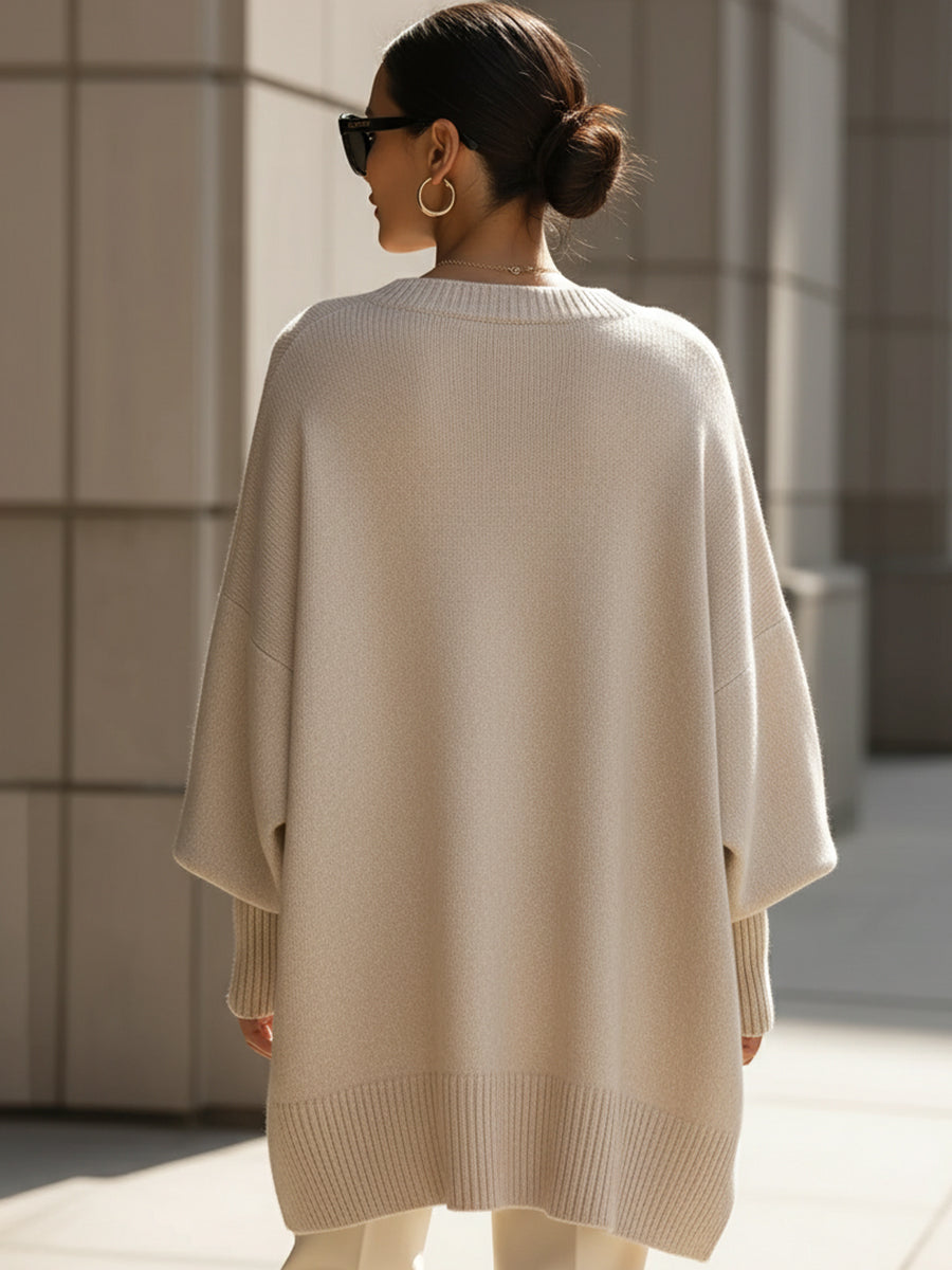 Yara - Effortless Chic Oversized Poncho