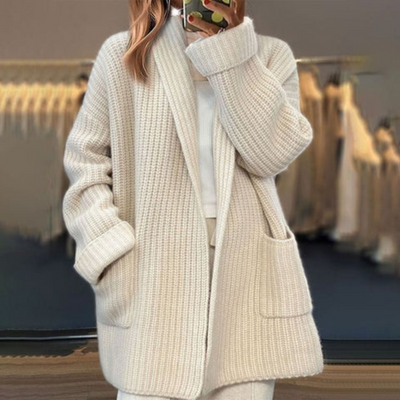 Caitlin – Wool Knit Cardigan