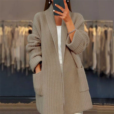 Caitlin – Wool Knit Cardigan