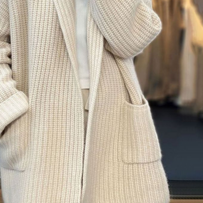 Caitlin – Wool Knit Cardigan