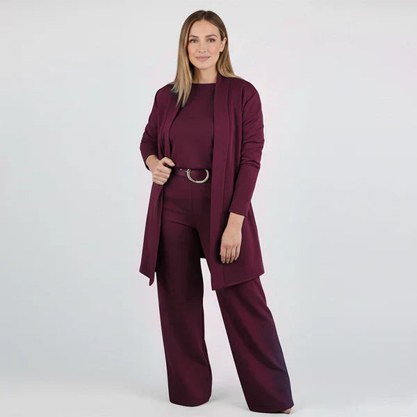 Candice - Elegant Three-piece Stretch Set