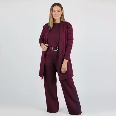 Candice - Elegant Three-piece Stretch Set