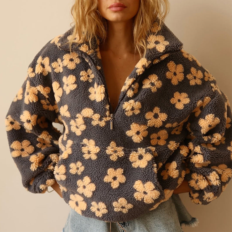 Vivian – The Cozy Floral Fleece