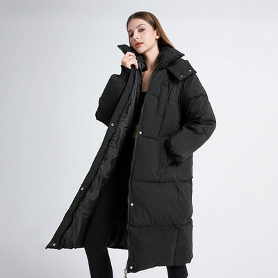 Carly - Elegant Long Hooded Coat