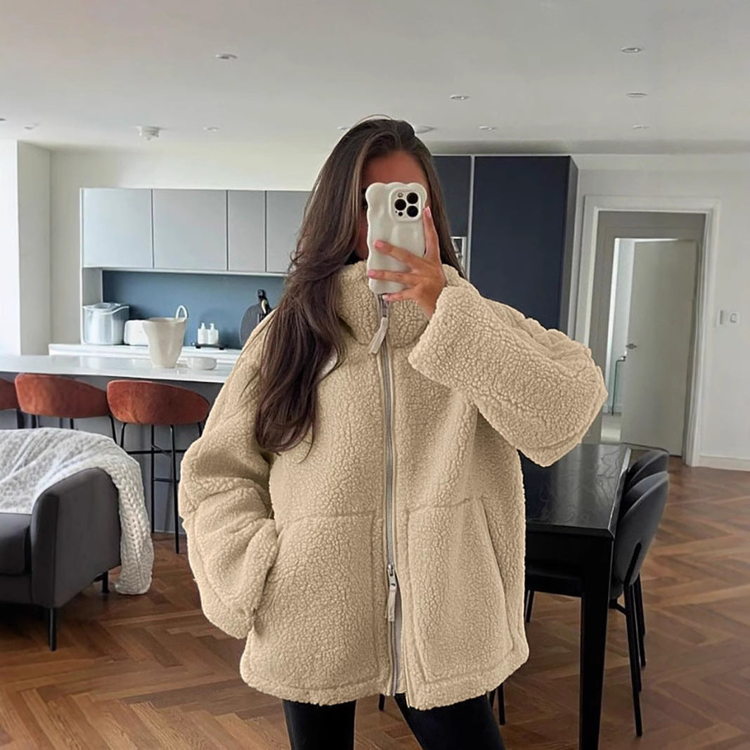 Poppy – Soft teddy coat