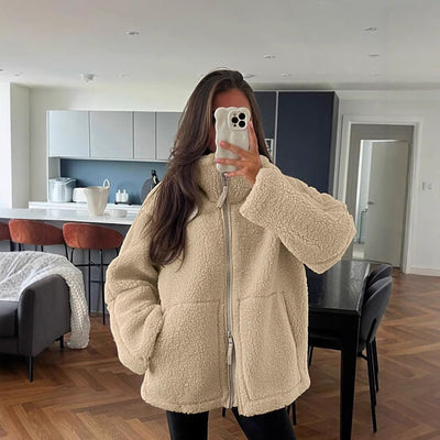 Poppy – Soft teddy coat