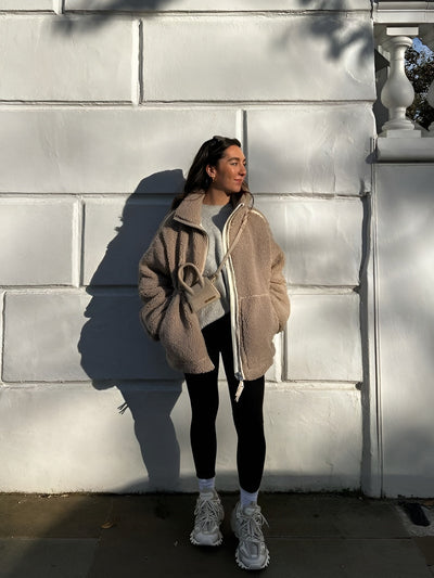 Poppy – Soft teddy coat