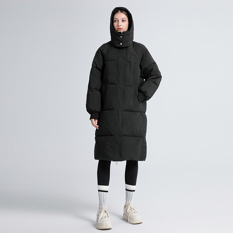 Carly - Elegant Long Hooded Coat