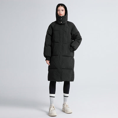 Carly - Elegant Long Hooded Coat