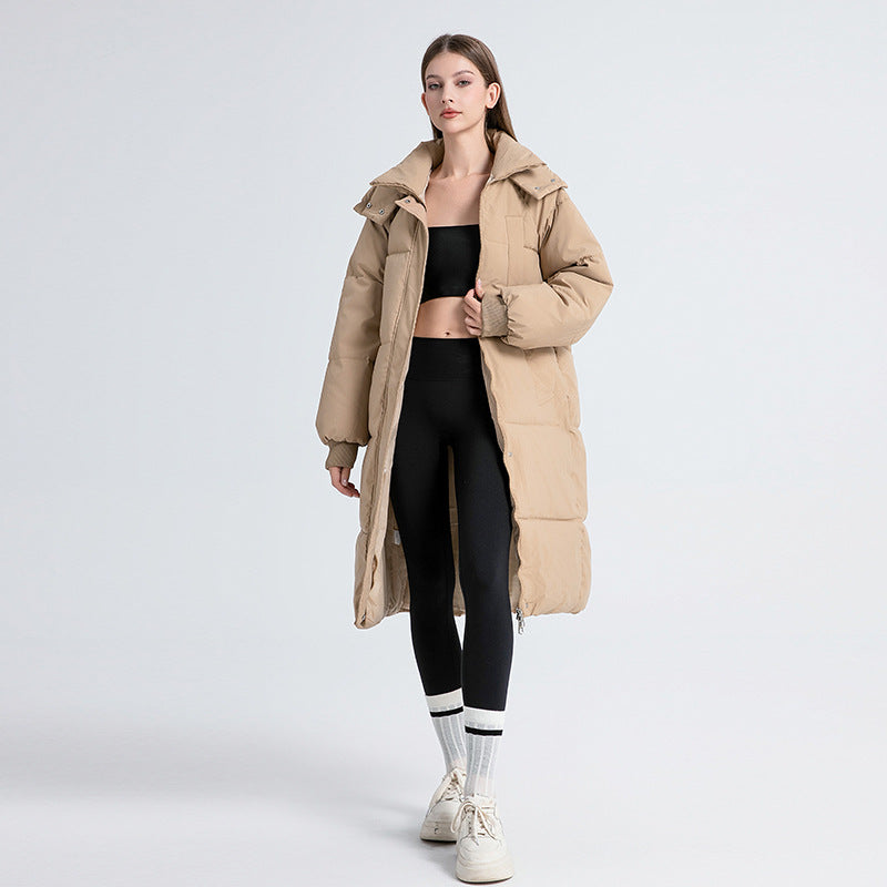Carly - Elegant Long Hooded Coat