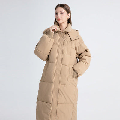 Carly - Elegant Long Hooded Coat
