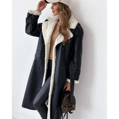Rosa - Teddy-Lined Trench Coat
