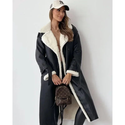 Rosa - Teddy-Lined Trench Coat