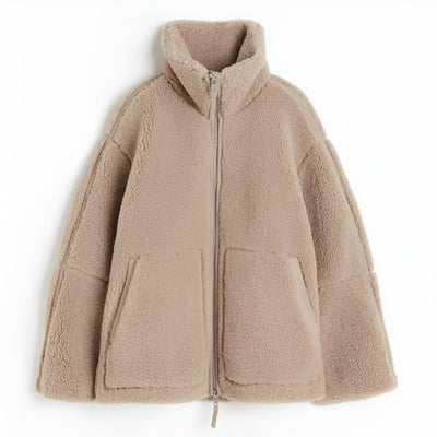 Poppy – Soft teddy coat
