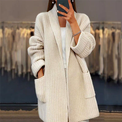 Caitlin – Wool Knit Cardigan