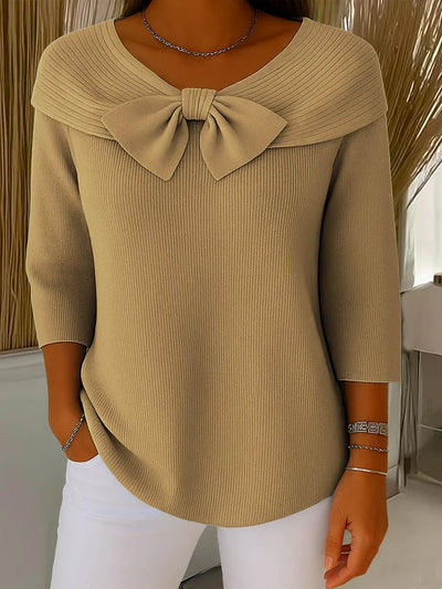 Demi – The Bow Detail Knit Top