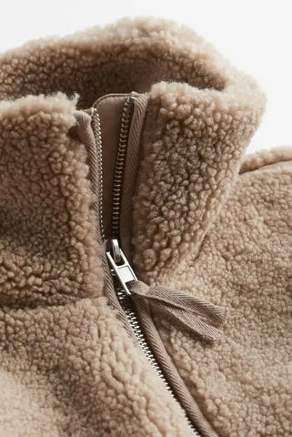 Poppy – Soft teddy coat