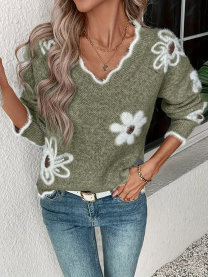 Elodie – Soft Bloom Sweater by Snoosly