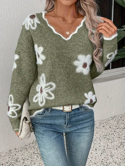 Elodie – Soft Bloom Sweater by Snoosly