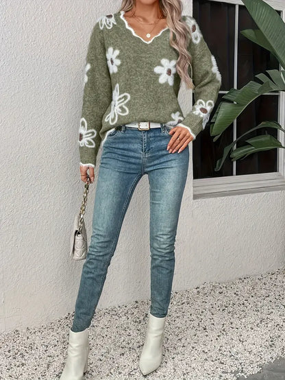 Elodie – Soft Bloom Sweater by Snoosly