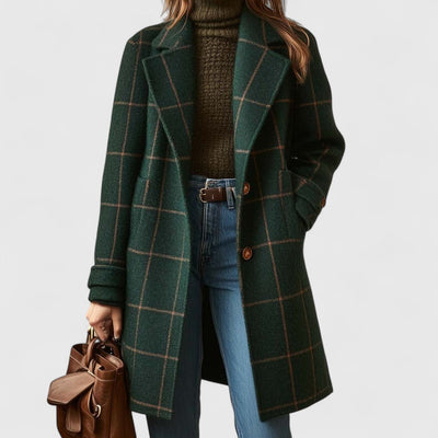 Sarah – Classic Check Coat