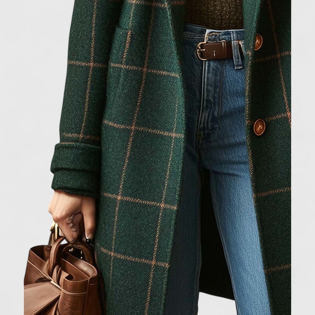 Sarah – Classic Check Coat