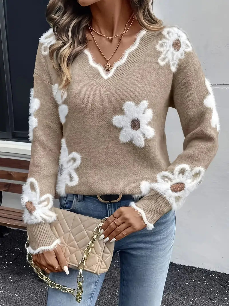 Elodie – Soft Bloom Sweater by Snoosly