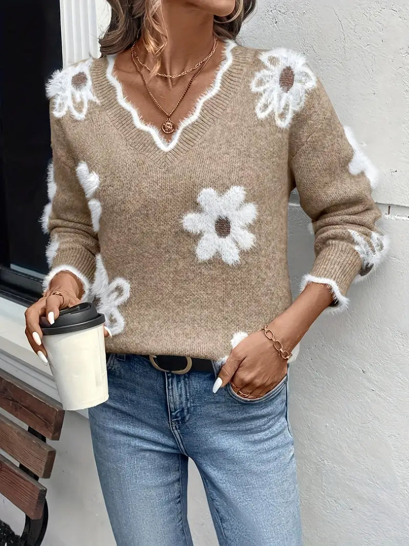 Elodie – Soft Bloom Sweater by Snoosly