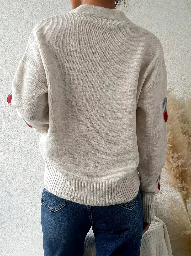 Luna – Cherry Bliss Cardigan by Snoosly