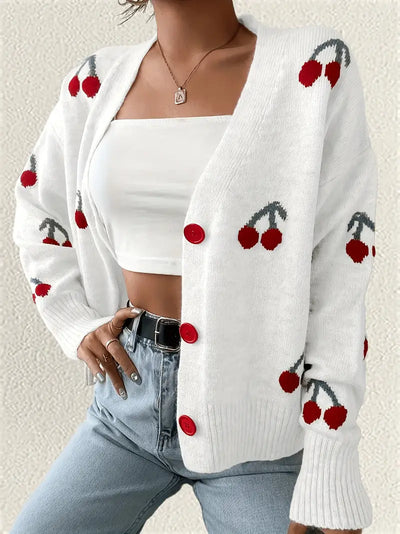 Luna – Cherry Bliss Cardigan