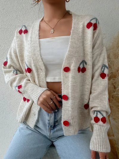 Luna – Cherry Bliss Cardigan
