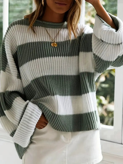 Aria – Cozy Striped Sweater